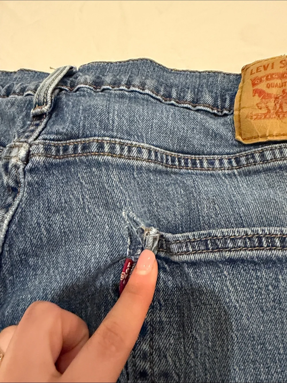 Levi's Light Blue Straight Jeans